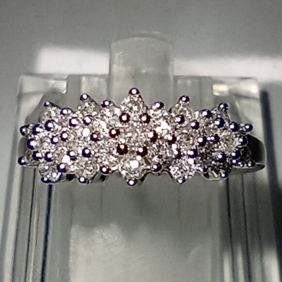 Sparkling 10Kt White Gold 1/2-Carat Diamond Ring - Picture 2 of 4